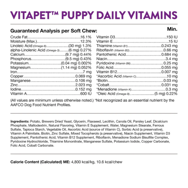 suplemento-multivitaminico-para-cachorros-04 Suplemento Multivitamínico para Cachorros - Naturvet - Imagen 3