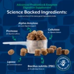 Probióticos y Enzimas Digestivas Masticables para Perros Scoopables - Naturvet - Imagen 6