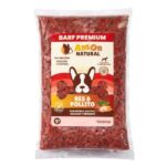 Res & Pollito con Zanahoria, Batata, Acelgas y Orégano – 500GR -  Alimentación BARF Premium para Perros – Amor Natural