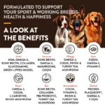 Suplemento Multivitamínico para Perros de Razas Deportivas y de Trabajo - Sport & Working Breed Dogs Naturvet - Imagen 3