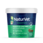 Enzimas Digestivas Masticables para Gatos con Prebióticos y Probióticos- Naturvet