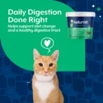 Enzimas Digestivas Masticables para Gatos con Prebióticos y Probióticos- Naturvet - Imagen 4