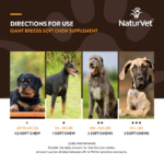 Suplemento Multivitamínico para Perros de Raza Gigante - Giant Breed Naturvet - Imagen 5