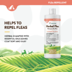 Shampoo Antipulgas para Perros y Gatos Herbal Flea - Naturvet - Imagen 3