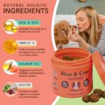 Suplemento Masticable de Piel y Pelaje Skin & Coat para Perros - Natural Dog Company - Imagen 4