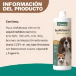 Beneficios de Septiderm-V para la picazón y la limpieza de la piel y el pelaje