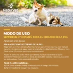 Guía de Septiderm-V para afecciones externas de la piel y aseo habitual