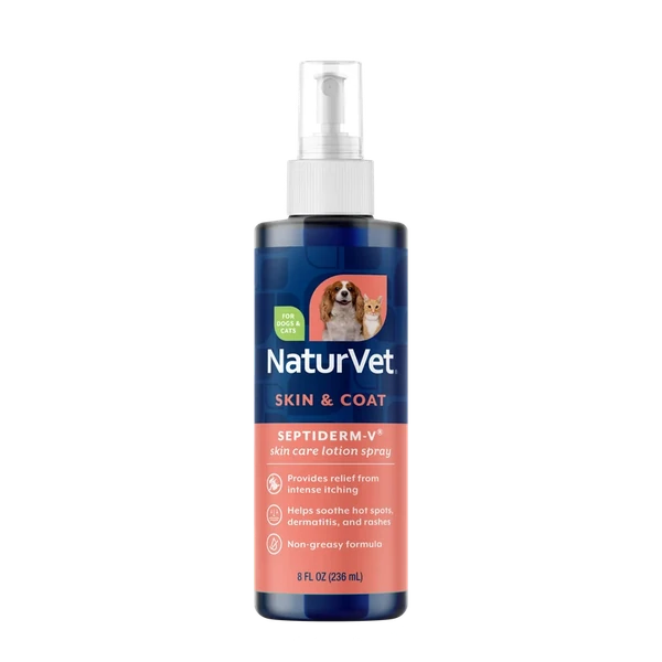 Septiderm spray NaturVet de 236 ml para perros y gatos
