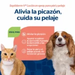Beneficios de la loción Septiderm-V para la piel y el pelaje, con fórmula no grasosa
